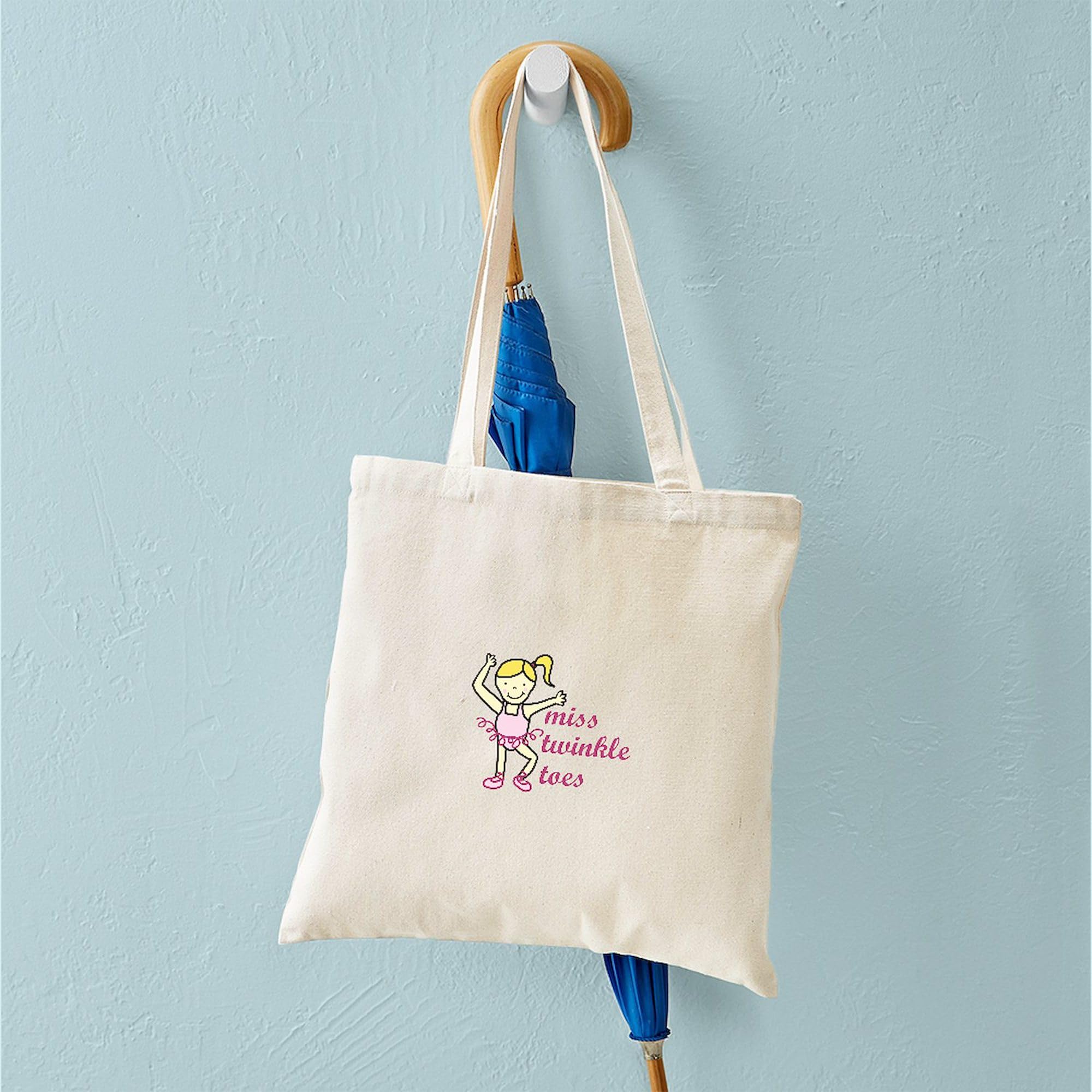 Amazon.com - CafePress Miss Twinkle Toes Tote Bag Reusable Natural